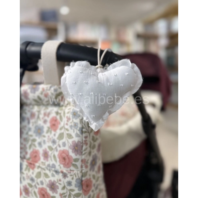 Colgante corazón Sucre de Giraffa Bianca e Blu