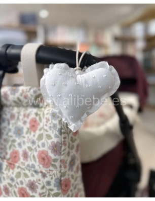 Colgante corazón Sucre de Giraffa Bianca e Blu