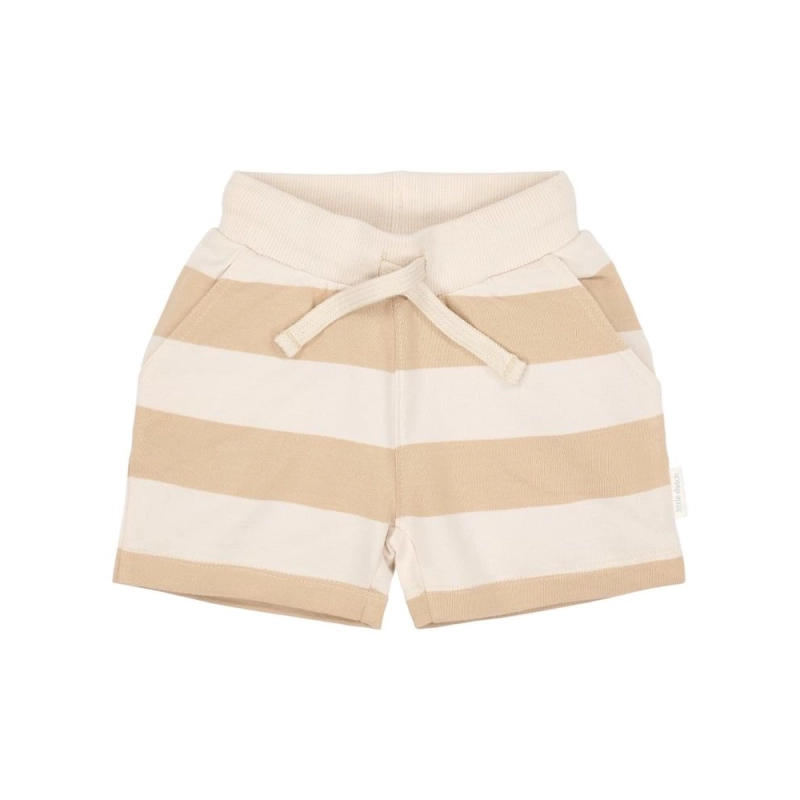 Pantalón corto Biscuit Stripe de Little Dutch