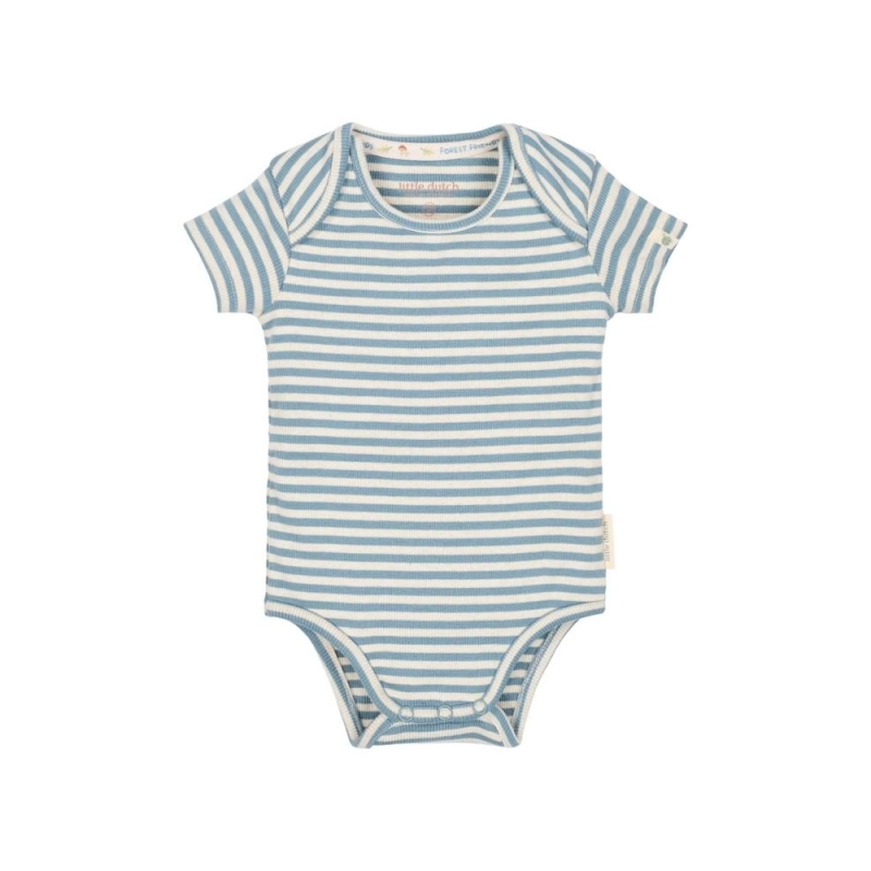 Body manga corta Stripe de Little Dutch