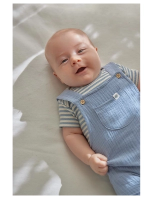 Body manga corta Stripe de Little Dutch