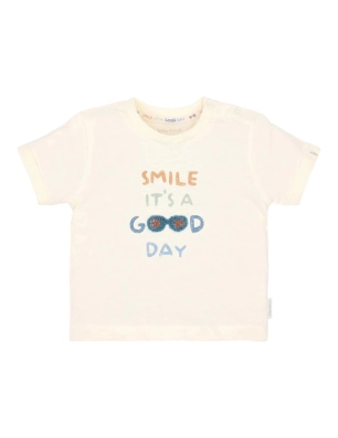 Camiseta manga corta Crema de Little Dutch