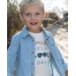 Camiseta manga corta Crema de Little Dutch