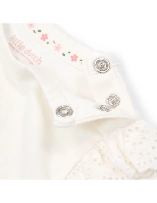 Camiseta manga corta Flowers de Little Dutch