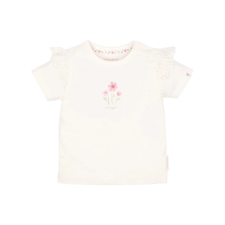 Camiseta manga corta Flowers de Little Dutch