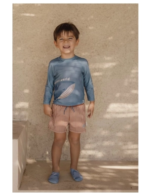 Camiseta anti UV Ocean de Little Dutch