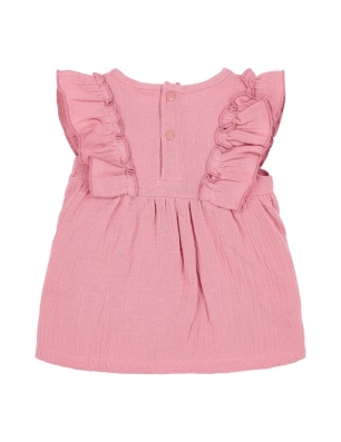 Vestido con ranita Blush de Little Dutch