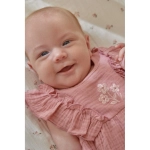 Vestido con ranita Blush de Little Dutch