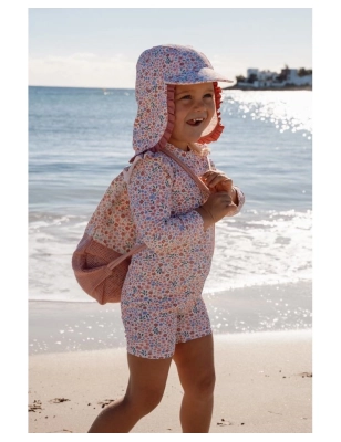 Gorro protección solar Flowers de Little Dutch