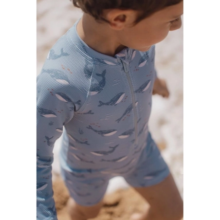Mono anti UV Ocean Splash manga larga de Little Dutch