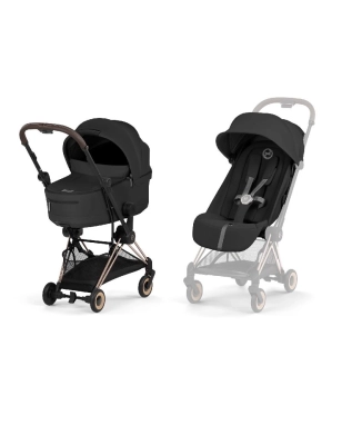 Dúo Coya Confort de Cybex Rosegold Sepia Black