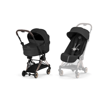 Dúo Coya Confort de Cybex Rosegold Sepia Black