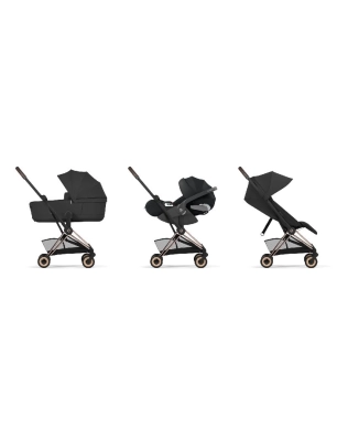 Dúo Coya Confort de Cybex Rosegold Sepia Black