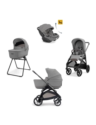 Cochecito 3 piezas Inglesina Aptica con Darwin Recline Crystal Grey
