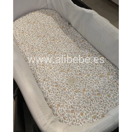 Sábana Bajera Capazo Ajustable Lucca de Uzturre