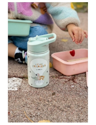 Botella Térmica 350ml con Pajita de Saro