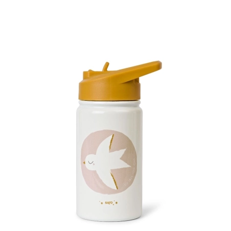 Botella Térmica 350ml con Pajita de Saro