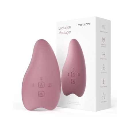 Masajeador de lactancia con vibración y Calor de Momcozy