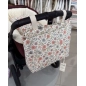 Bolsa Walk Elise de Giraffa Bianca e Blu