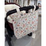 Bolsa Walk Elise de Giraffa Bianca e Blu