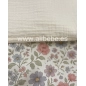Saco Cuco Elise Interior Bambula de Giraffa Bianca e Blu