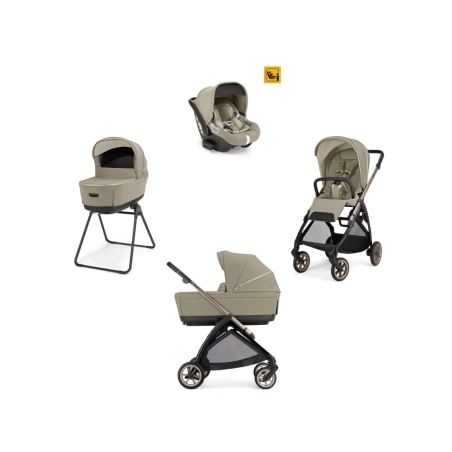 Cochecito 3 piezas Inglesina Electa con Darwin Hangar Beige