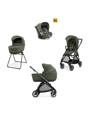 Cochecito 3 piezas Inglesina Electa con Darwin Loft Green