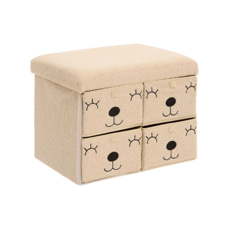 Puff Plegable 4 cajones de Atmosphera