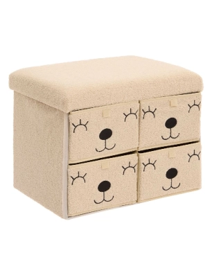 Puff Plegable 4 cajones de Atmosphera