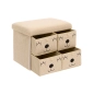 Puff Plegable 4 cajones de Atmosphera