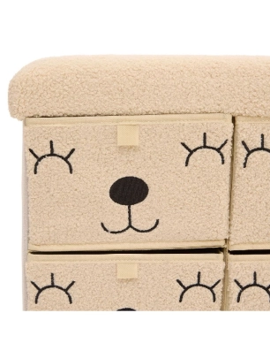 Puff Plegable 4 cajones de Atmosphera