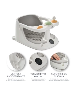 Asiento de baño Splash de MS Gris