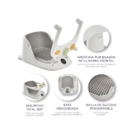 Asiento de baño Splash de MS Gris