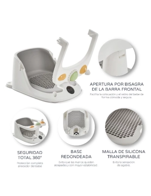 Asiento de baño Splash de MS Gris