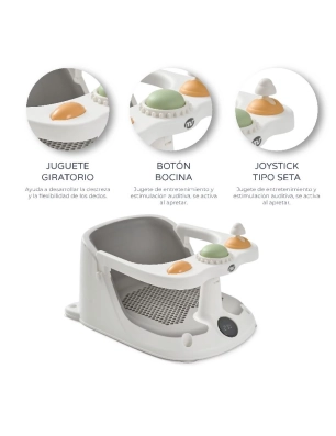 Asiento de baño Splash de MS Gris