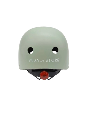Casco con Luz infantil de Play & Store Verde