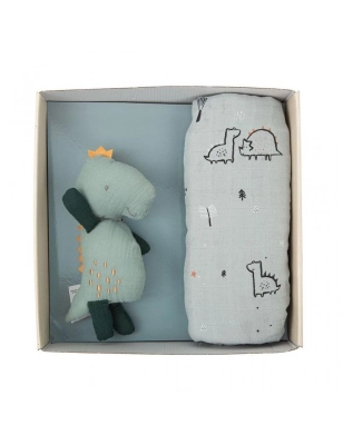 Caja regalo Muselina con juguete de Bimbidreams