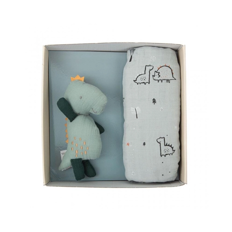 Caja regalo Muselina con juguete de Bimbidreams