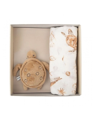 Caja regalo Muselina con juguete de Bimbidreams