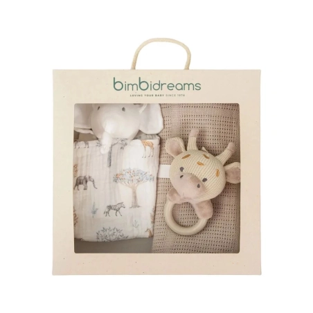 Set Manta con juguete Tanzania de Bimbidreams