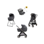 Cochecito 3 piezas Inglesina Electa con Darwin Recline Garage Grey