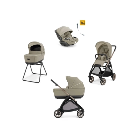 Cochecito 3 piezas Inglesina Electa con Darwin Recline Hangar Beige
