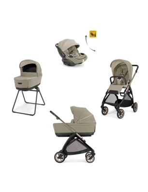 Cochecito 3 piezas Inglesina Electa con Darwin Recline Hangar Beige