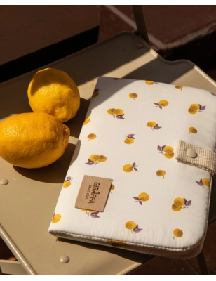 Portadocumentos Fruit de Giraffa Bianca e Blu