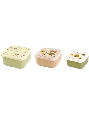 Set 3 cajas Snacks Explorer de Miniland