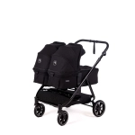Cochecito gemelar Easy Twin 5 de Baby Monsters Negro