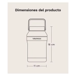 Termo portátil leche materna de Baby Brezza 300ml