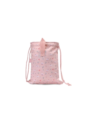 Mochila Saco Tela Blossom Birds de Tutete