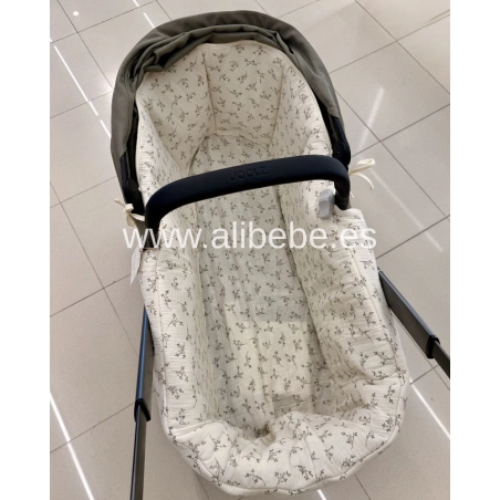 Interior Capazo Compact de Babyshower Olive Bloom