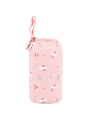 Botella acero 500 ml con funda Blossom Birds de Tutete